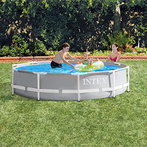 Intex 10 Feet x 30 Inches Prism Frame Above-Ground Swimming Pool