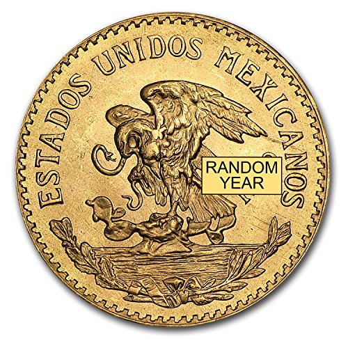 1921 MX - 1947 Mexico Gold 20 Pesos AGW .4823 (Random Year) Gold Very Good