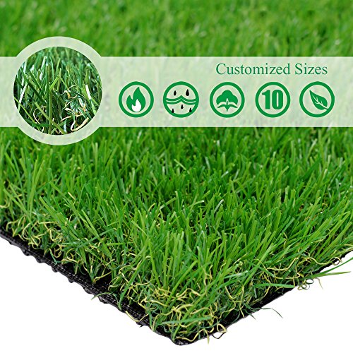 · Petgrow · Realistic Artificial Grass Rug Customized 12FTX82FT(984Square FT),Indoor Outdoor Garden Lawn Landscape Synthetic Grass Mat - Thick Fake Grass Rug