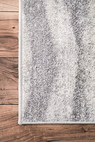 nuLOOM Tristan Contemporary Area Rug, 8' 10" x 12', Grey