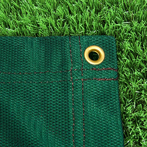 Professional Archery Back Stop Netting [5 Sizes] – Heavy Duty Reinforced Archery Nets [Green or White] | Archery Accessories & Archery Equipment | Archery Backstop (Green, 30ft x 10ft)