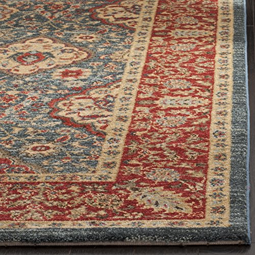 Safavieh Mahal Collection MAH655C Traditional Oriental Navy and Red Area Rug (9' x 12')