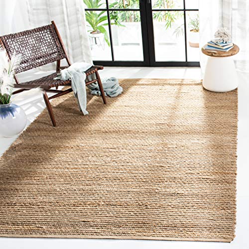 Safavieh Cape Cod Collection CAP355A Hand Woven Flatweave Natural Jute Area Rug (11' x 15')