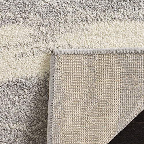 SAFAVIEH Adirondack Collection ADR125B Modern Wave Distressed Non-Shedding Living Room Bedroom Dining Home Office Area Rug, 6' x 9', Grey / Cream