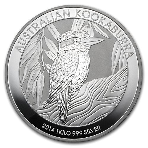 2014 AU Australia 1 kilo Silver Kookaburra BU Silver Brilliant Uncirculated